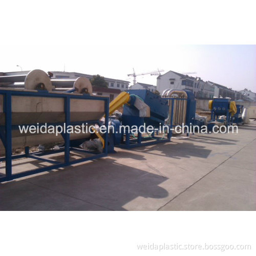 PE/PP Milk Bottle Crushing Recycling Washing Line